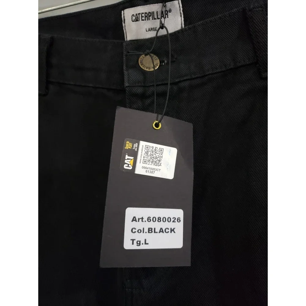 NWT Caterpillar Workwear Shorts Size LARGE Pitch Black CAT WORK  MENS CARPENTER